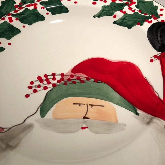 Vietri Old St Nick giant wall plate or platter *Rare one of a kind - Picture 6 of 8